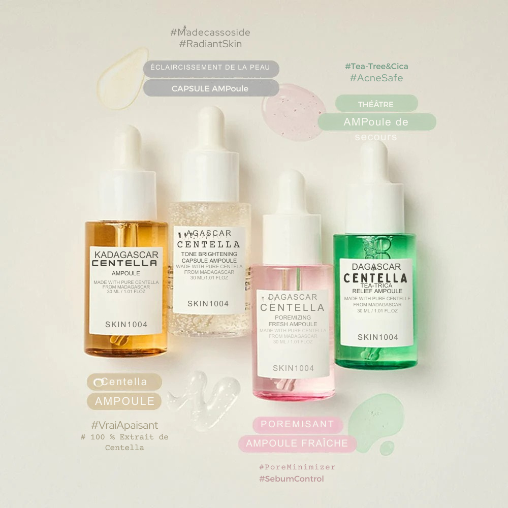 Coffret Skincare Centella (4pcs) – Hydratation, Apaisement & Éclat