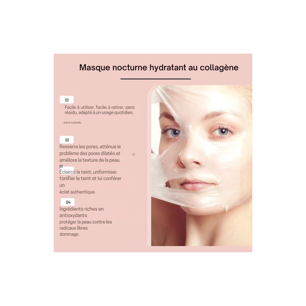 masque collagène - glow skin paris