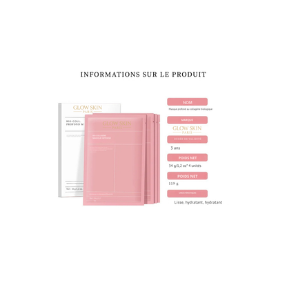 Masque de Nuit au Collagène – Glow Skin Paris